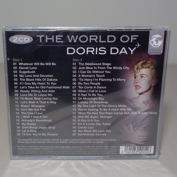 THE WORLD OF DORIS DAY / New CD / 2 Disc Set / 40 Tracks - Songs - Picture 3 of 16
